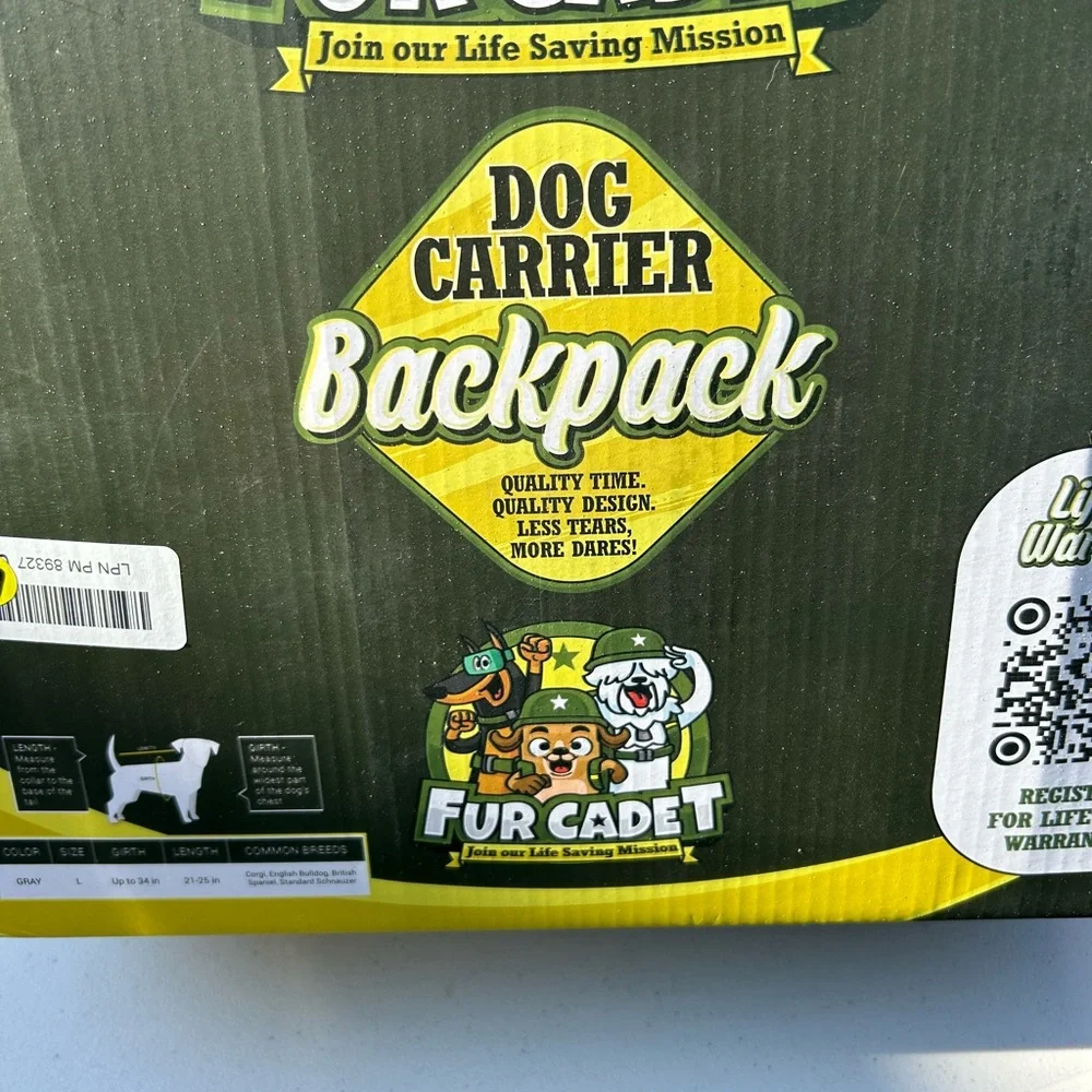 Dog Carrier Backpack – Perfect for Hiking, Travel & Small Dogs